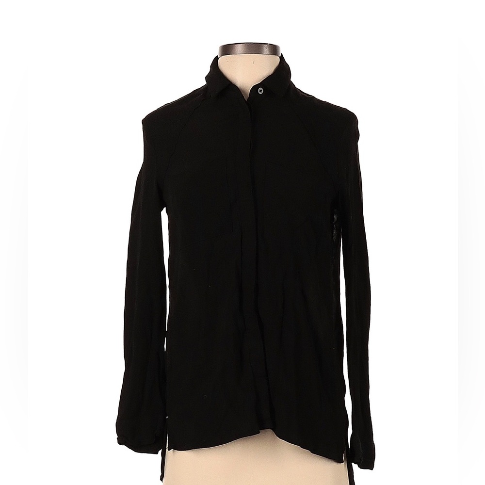 Silence + Noise black button up long sleeve